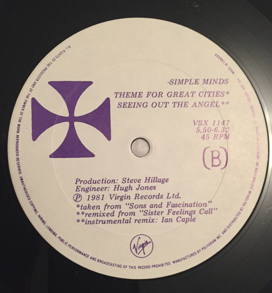 Simple Minds - Promised You A Miracle | Virgin (VSX 1147) - 4