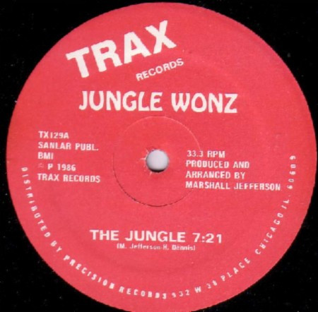 Jungle Wonz - The Jungle | Trax Records (TX129) - main