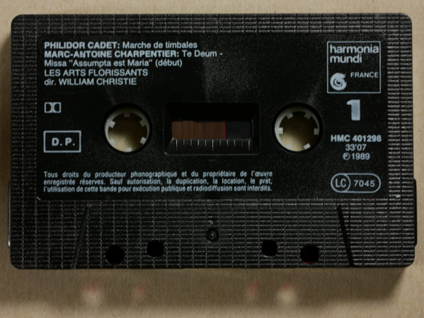 Marc Antoine Charpentier - Les Arts Florissants , William Christie - Te Deum | Harmonia Mundi France (HMC 401298) - 4 Marc Antoine Charpentier - Les Arts Florissants , William Christie - Te Deum | Harmonia Mundi France (HMC 401298) - 4