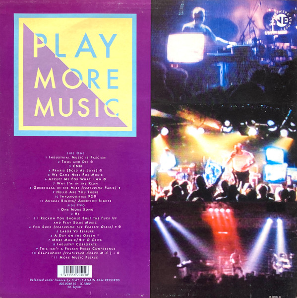 Consolidated - Play More Music | Nettwerk Europe (NET 040) - 2