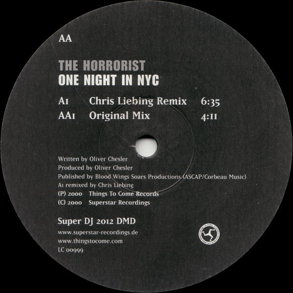 The Horrorist - One Night In NYC | Superstar Recordings (SUPER DJ 2012 DMD) - main The Horrorist - One Night In NYC | Superstar Recordings (SUPER DJ 2012 DMD) - main