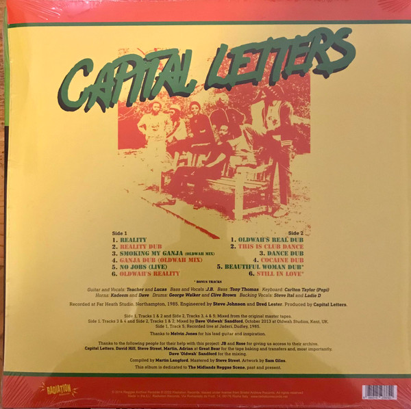 Capital Letters - Reality | Radiation Roots (RR00374)