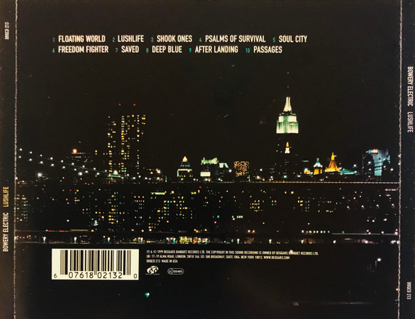 Bowery Electric - Lushlife | Beggars Banquet US (BBQCD 213) - 2