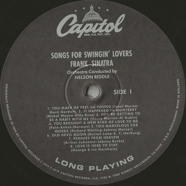 Frank Sinatra - Songs For Swingin' Lovers! | Capitol Records (602547628626) - 3