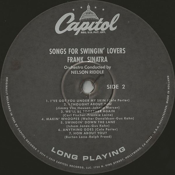 Frank Sinatra - Songs For Swingin' Lovers! | Capitol Records (602547628626) - 4
