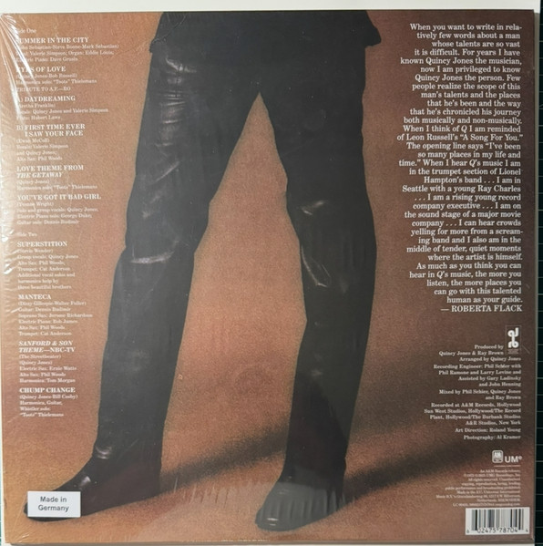 Quincy Jones - You've Got It Bad Girl | A&M Records, Inc. (602475787044) - 2 Quincy Jones - You've Got It Bad Girl | A&M Records, Inc. (602475787044) - 2