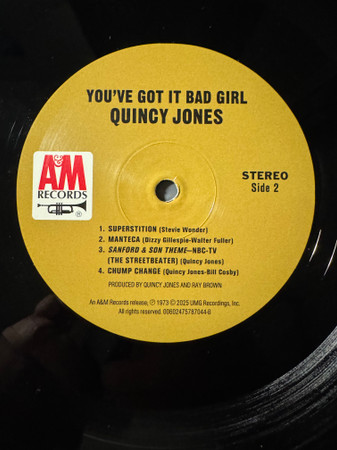 Quincy Jones - You've Got It Bad Girl | A&M Records, Inc. (602475787044) - 4 Quincy Jones - You've Got It Bad Girl | A&M Records, Inc. (602475787044) - 4