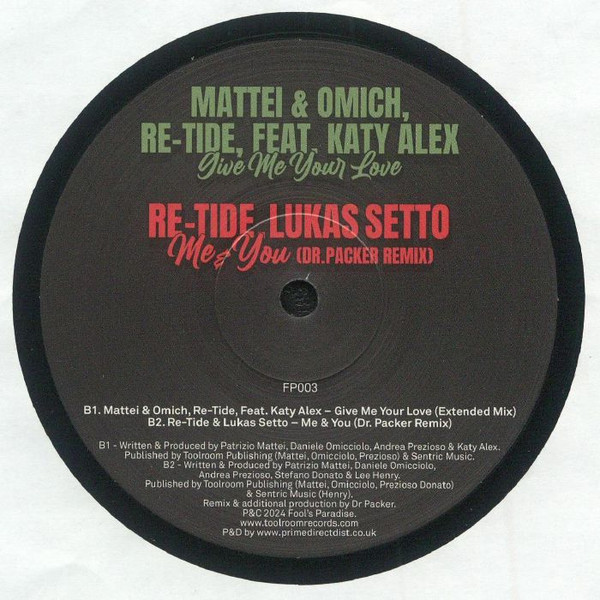Dr. Packer / Electrik Disko / Mattei & Omich / Re-Tide / Lukas Setto - Fool's Paradise Sampler Vol 3 | Fool's Paradise (FP003)