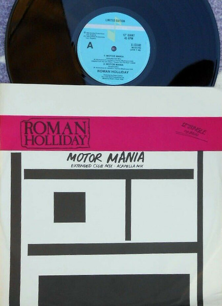 Roman Holliday - Motor Mania (Extended Club Mix) | Jive (X13140) - main Roman Holliday - Motor Mania (Extended Club Mix) | Jive (X13140) - main