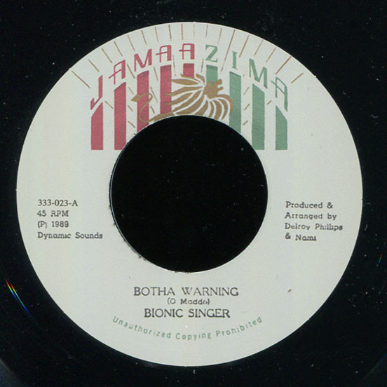 Bionic Singer - Botha Warning | Jamaazima (J 007)