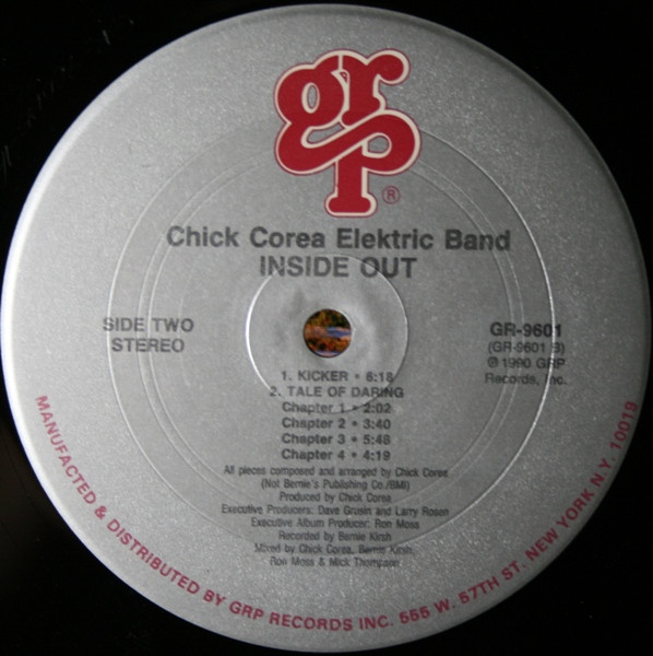 The Chick Corea Elektric Band - Inside Out | GRP (GRP-9601-1) - 4