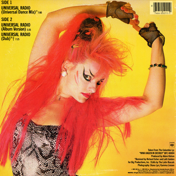 Nina Hagen - Universal Radio | Columbia (44 05211) - 2 Nina Hagen - Universal Radio | Columbia (44 05211) - 2