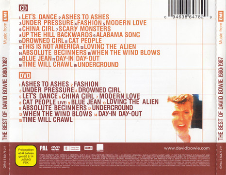 David Bowie - The Best Of David Bowie 1980/1987 | EMI (00946 3 86478 2 9) - 2