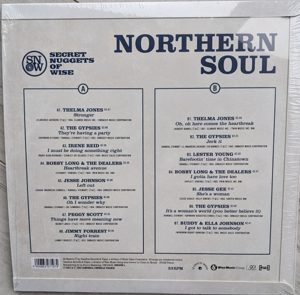 Various - Northern Soul - Secret Nuggets Of Wise | Omnibus Records (SNOW1) - 3