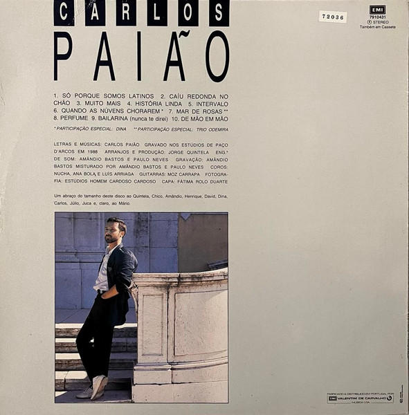 Carlos Paião - Intervalo | EMI (7910431) - 2