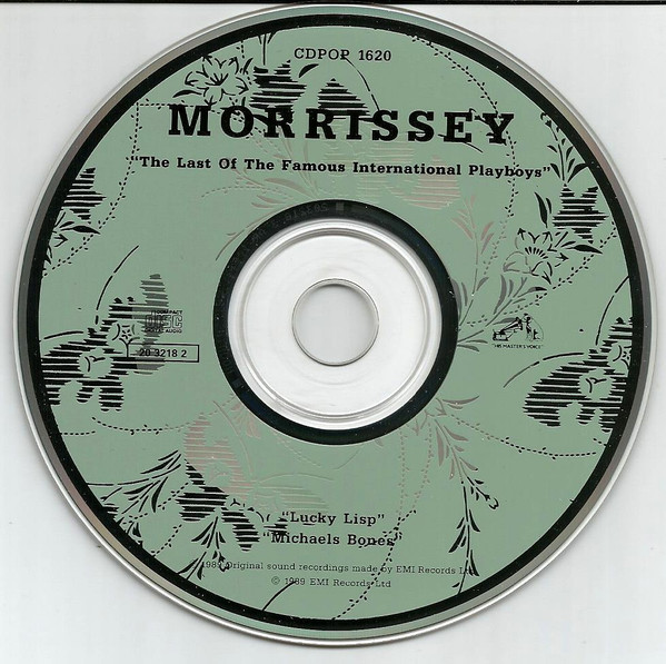 Morrissey - The Last Of The Famous International Playboys CD | His Master's Voice (CDPOP 1620) - 3 Morrissey - The Last Of The Famous International Playboys CD | His Master's Voice (CDPOP 1620) - 3