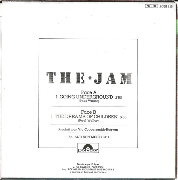 The Jam - Going Underground | Polydor (2059 216) - 2
