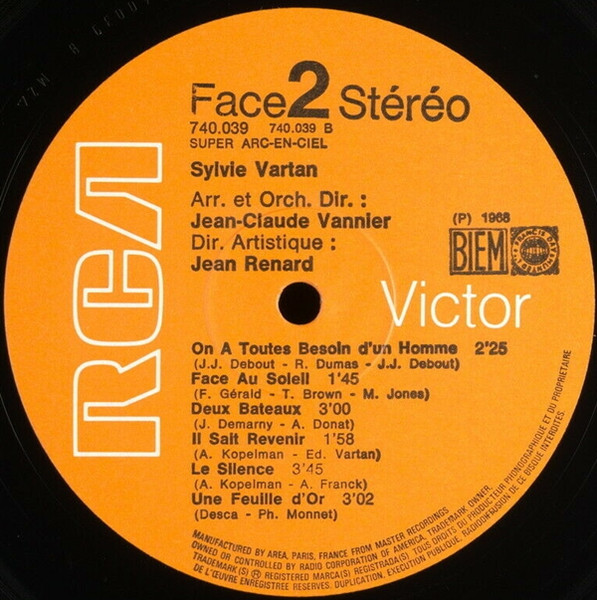 Sylvie Vartan - Sylvie Vartan | RCA Victor (740.039) - 4 Sylvie Vartan - Sylvie Vartan | RCA Victor (740.039) - 4