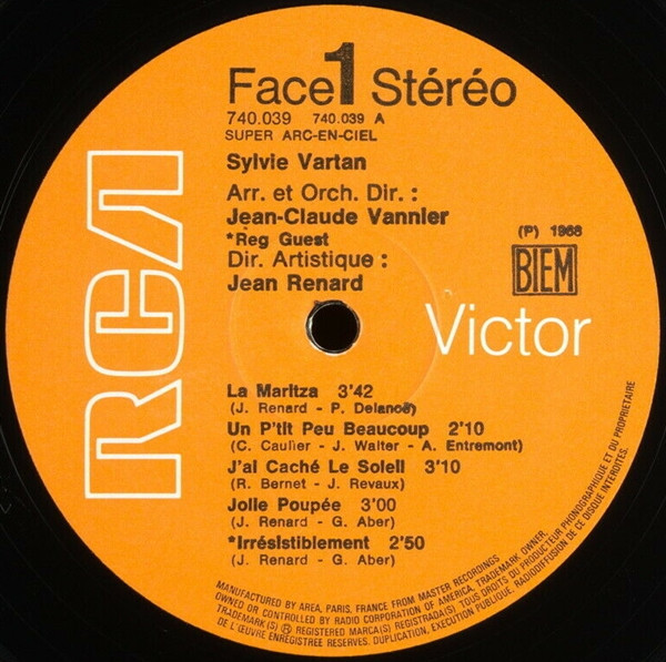 Sylvie Vartan - Sylvie Vartan | RCA Victor (740.039) - 3 Sylvie Vartan - Sylvie Vartan | RCA Victor (740.039) - 3