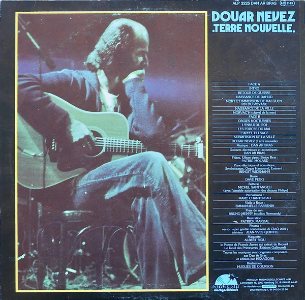 Dan Ar Braz - Douar Nevez (Terre Nouvelle) | Antagon (ALP 3225) - 2 Dan Ar Braz - Douar Nevez (Terre Nouvelle) | Antagon (ALP 3225) - 2