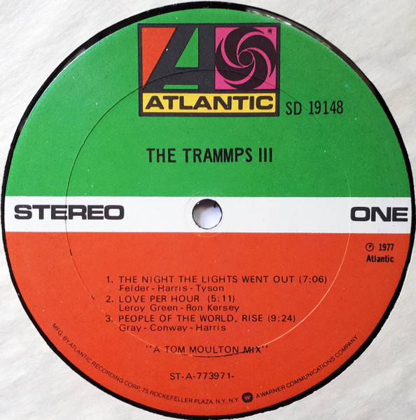 The Trammps - The Trammps III [Vinyl] | Atlantic (SD 19148) - 3