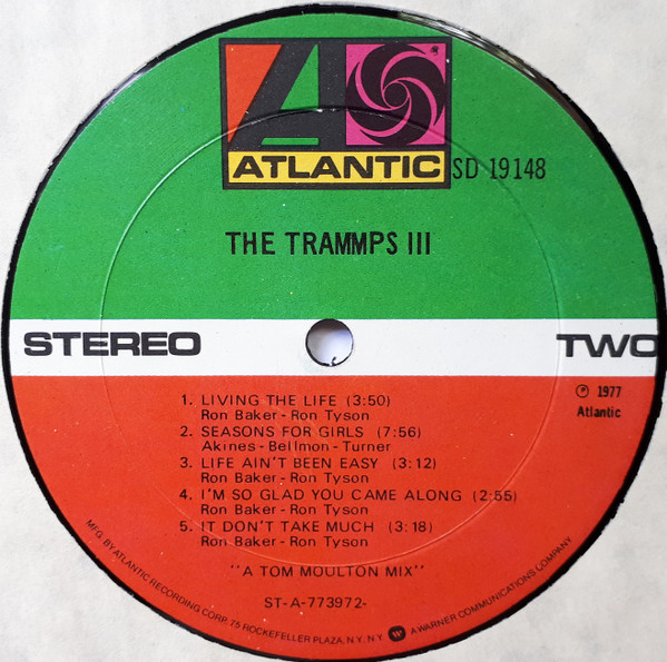 The Trammps - The Trammps III [Vinyl] | Atlantic (SD 19148) - 4