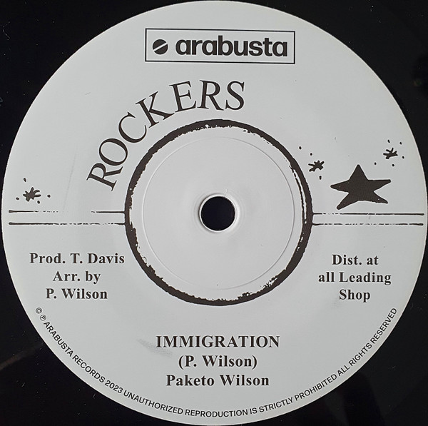 Paketo Wilson - Immigration | Arabusta Records (none) - main