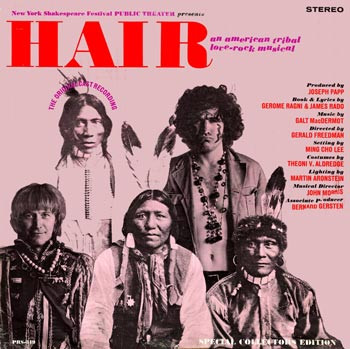 Galt MacDermot - New York Shakespeare Festival Public Theater Presents Hair: An American Tribal Love-Rock Musical | RCA Victor (PRS-319) - main Galt MacDermot - New York Shakespeare Festival Public Theater Presents Hair: An American Tribal Love-Rock Musical | RCA Victor (PRS-319) - main