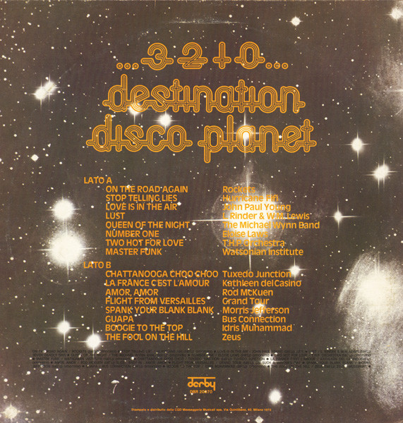 Various - ... 3210... Destination Disco Planet | Derby (DBR 20070) - 2 Various - ... 3210... Destination Disco Planet | Derby (DBR 20070) - 2