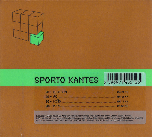 Sporto Kantes - Nickson EP | Catalogue (Ref. 04) - main