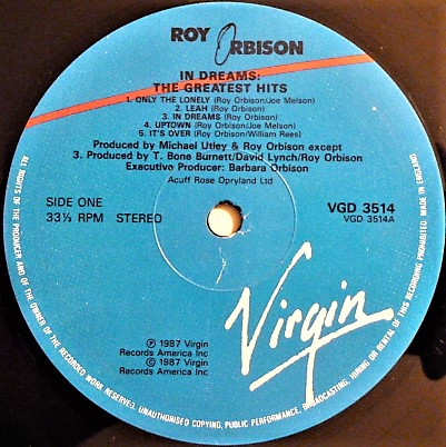 Roy Orbison - In Dreams: The Greatest Hits | Virgin (VGD 3514) - 2