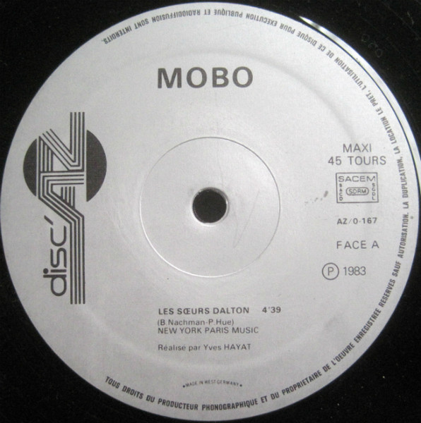 Mobo - Les Sœurs Dalton | Disc'Az (AZ/0-167) - 2