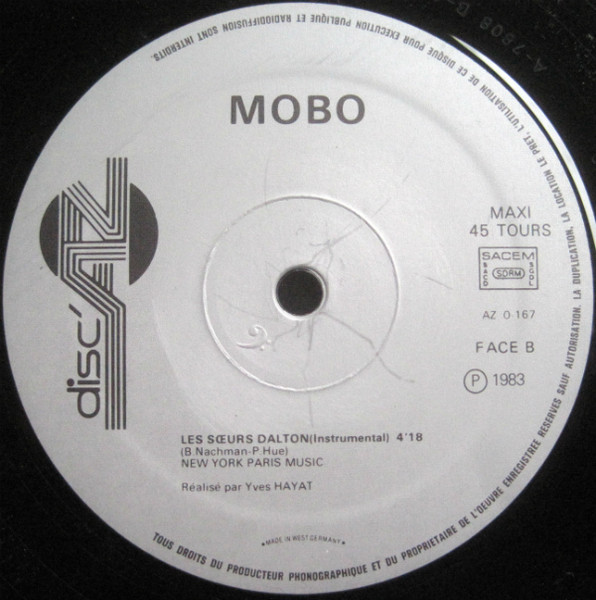 Mobo - Les Sœurs Dalton | Disc'Az (AZ/0-167) - 3