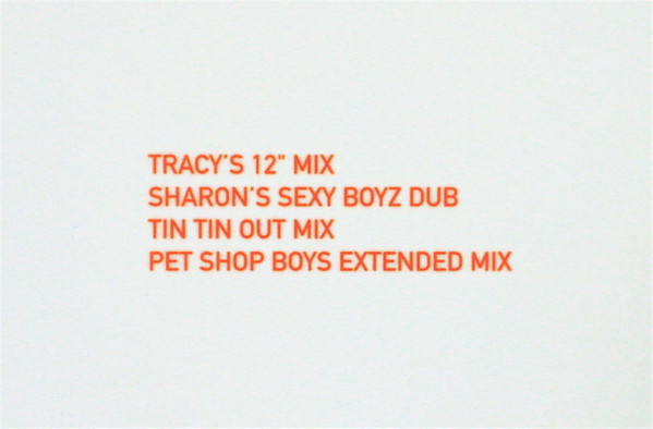 Pet Shop Boys - Paninaro '95 (The Remixes Part One) | Parlophone (12RX 6414) - 4