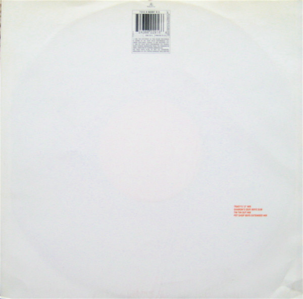 Pet Shop Boys - Paninaro '95 (The Remixes Part One) | Parlophone (12RX 6414) - 2