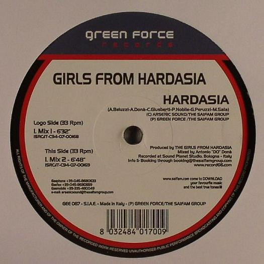 Girls From Hardasia - Hardasia | Green Force (GEE 087)