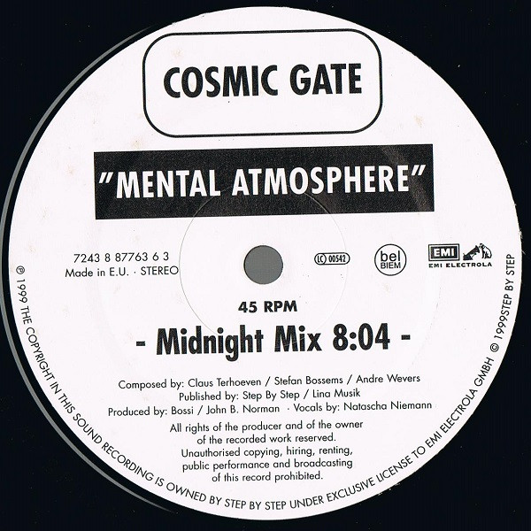 Cosmic Gate - Mental Atmosphere | EMI Electrola (7243 8 87763 6 3) - 3 Cosmic Gate - Mental Atmosphere | EMI Electrola (7243 8 87763 6 3) - 3