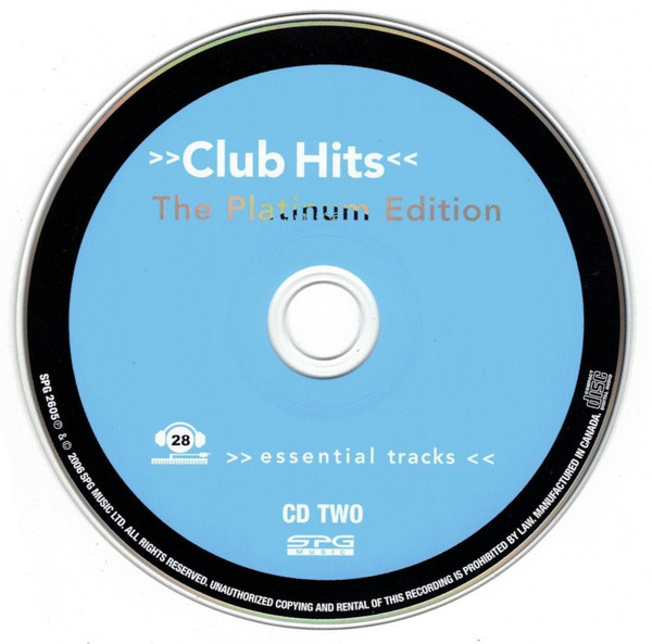 Various - >>Club Hits<< The Platinum Edition | SPG Music (SPG 2605) - 4 Various - >>Club Hits<< The Platinum Edition | SPG Music (SPG 2605) - 4