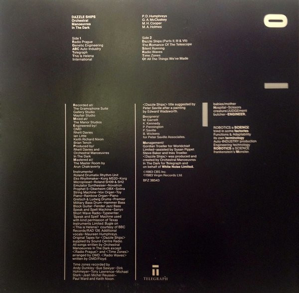 Orchestral Manoeuvres In The Dark - Dazzle Ships | Telegraph (611605) - 2