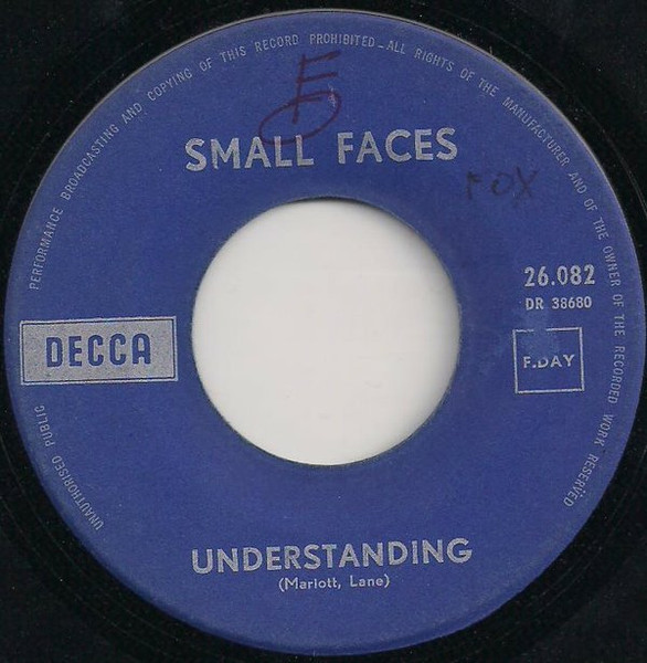 Small Faces - All Or Nothing / Understanding | Decca (26.082) - 3