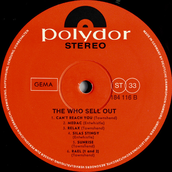 The Who - The Who Sell Out | Polydor (184 116) - 4