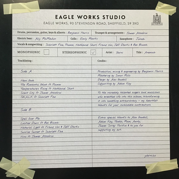 Yarni - Anemoia | Stanhope Records (STAN22) - 3 Yarni - Anemoia | Stanhope Records (STAN22) - 3