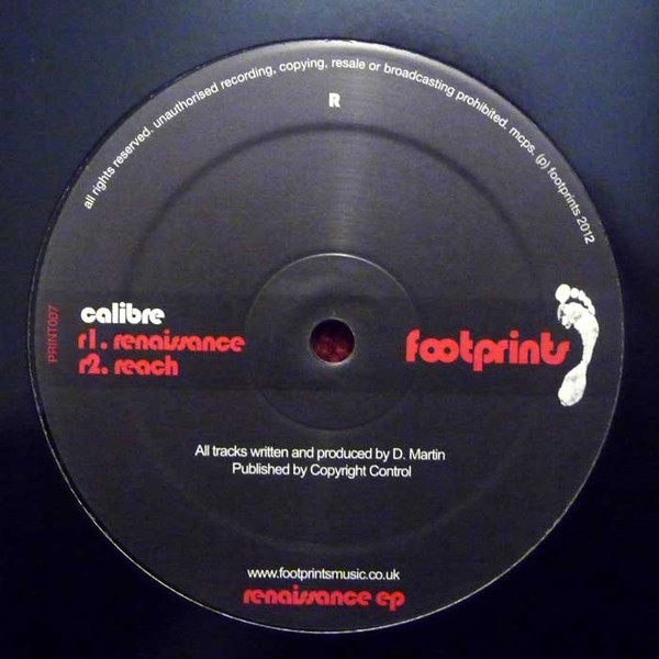 Calibre - Renaissance EP | Footprints (PRINT007) - main