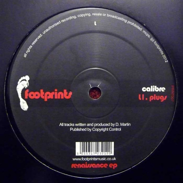 Calibre - Renaissance EP | Footprints (PRINT007) - 2