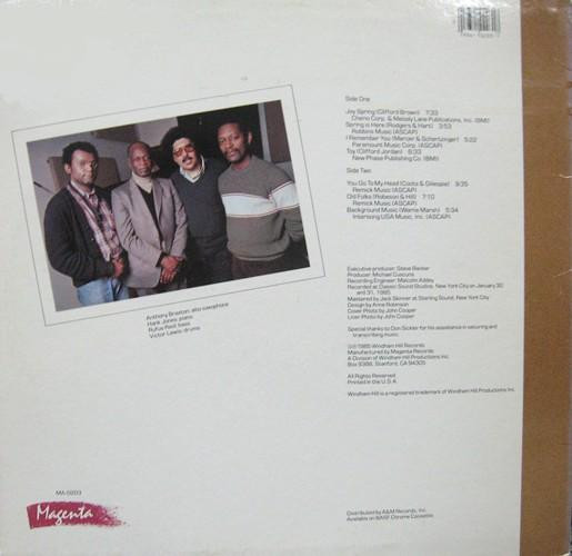 Anthony Braxton - Seven Standards 1985, Volume I | Magenta (MA-0203) - 2 Anthony Braxton - Seven Standards 1985, Volume I | Magenta (MA-0203) - 2