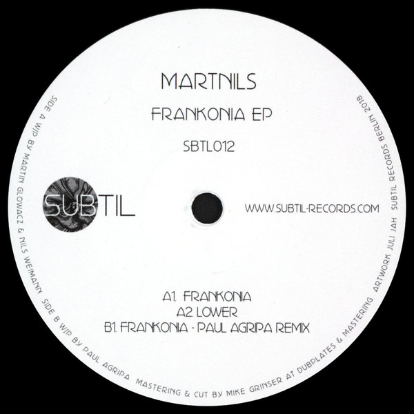 MartiNils - Frankonia EP | Subtil Records (SBTL012) - 2