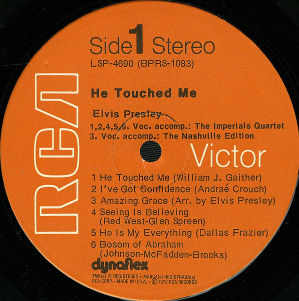 Elvis Presley - He Touched Me | RCA Victor (LSP-4690) - 3 Elvis Presley - He Touched Me | RCA Victor (LSP-4690) - 3
