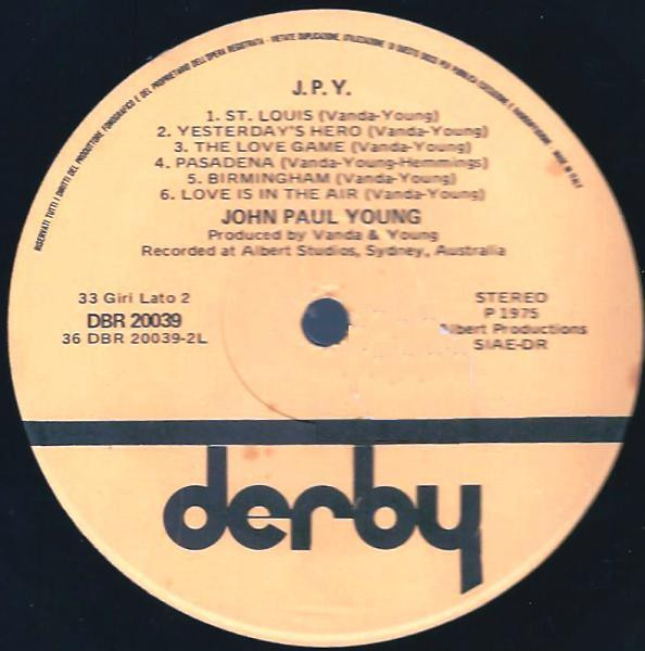 John Paul Young - J.p.y. | Derby (DBR 20039) - 3