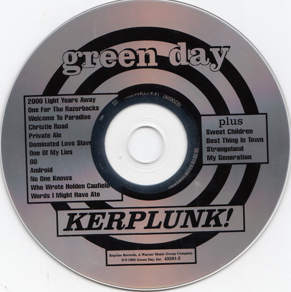 Green Day - Kerplunk! | Reprise Records (CDW 43281) - 3