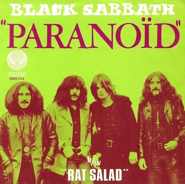 Black Sabbath - Paranoïd / Rat Salad | Vertigo (6059 014) - main